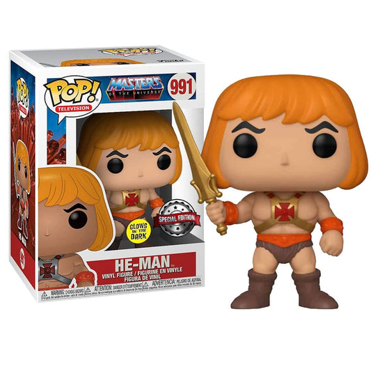 Funko POP! Television MOTU He-Man [Glow in the Dark] #991 Exclusive