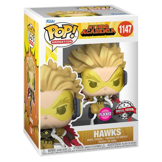 Funko POP! Animation My Hero Academia - Hawks #1147 [Flocked] Exclusive