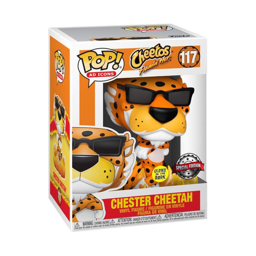 Funko POP! Ad Icons Chester Cheetah #117 [Glows in The Dark] Exclusive