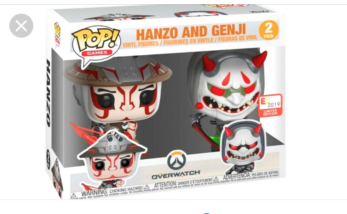 Funko POP! Games Overwatch Hanzo and Genji 2-Pack Exclusive