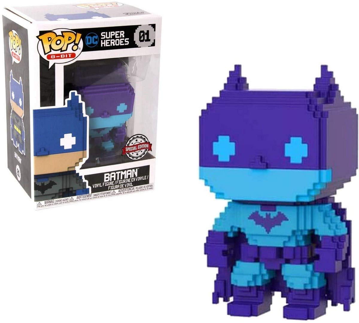 Funko POP! DC Comics Batman Video Game Deco 8-Bit Vinyl Figure - Entertainment Earth Exclusive SDCC 2018