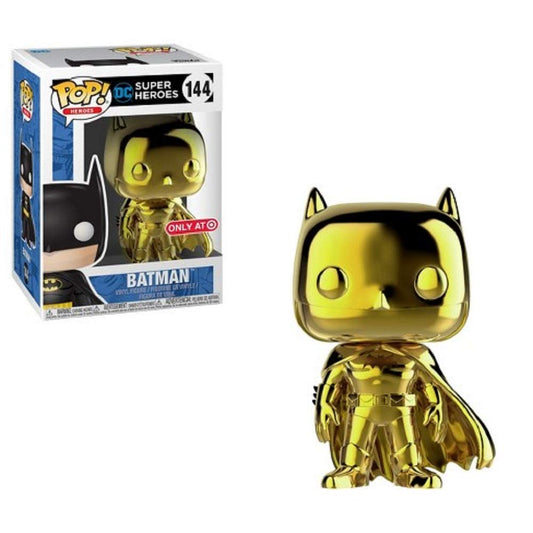 Funko POP! DC Super Heroes Batman (Gold Chrome) Exclusive Vinyl Figure