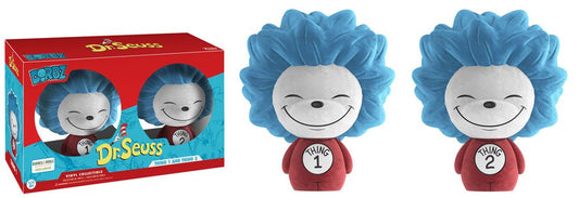 Funko Dorbz Dr. Seuss Flocked Thing 1 & Thing 2 Exclusive 2 pack