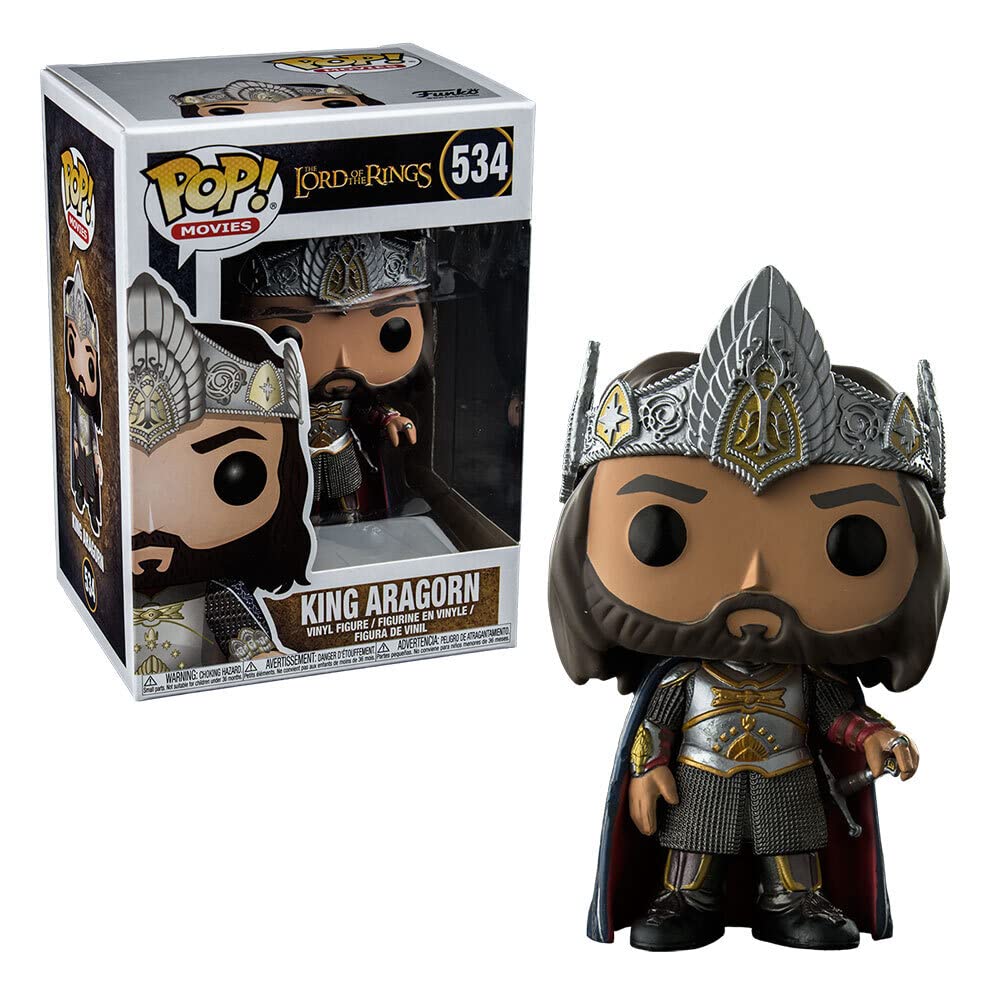 Funko POP! Movies Lord of The Rings King Aragorn #534 Exclusive