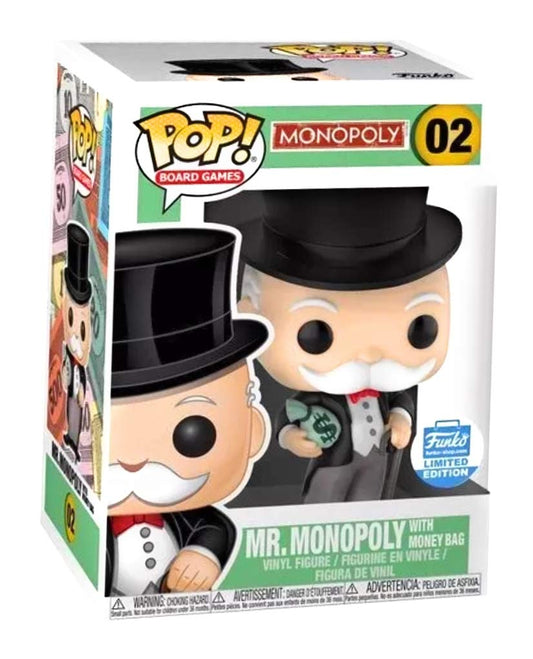 Funko POP! Board Games Mr Monopoly With Money Bag #02