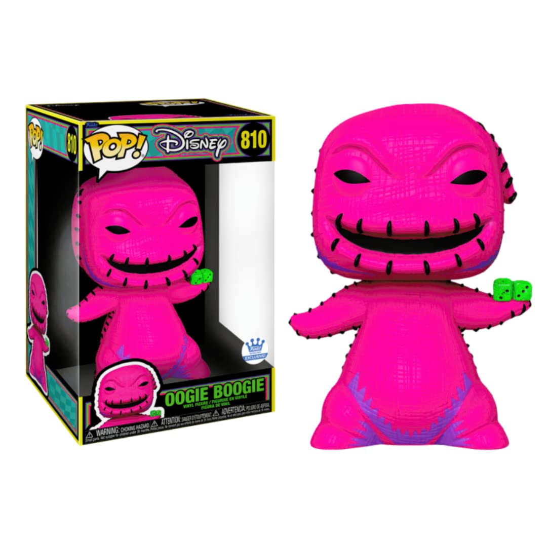 Funko POP! Disney Nightmare Before Christmas 10 Inch Oogie Boogie #810 [Blacklight] Funko Shop Exclusive