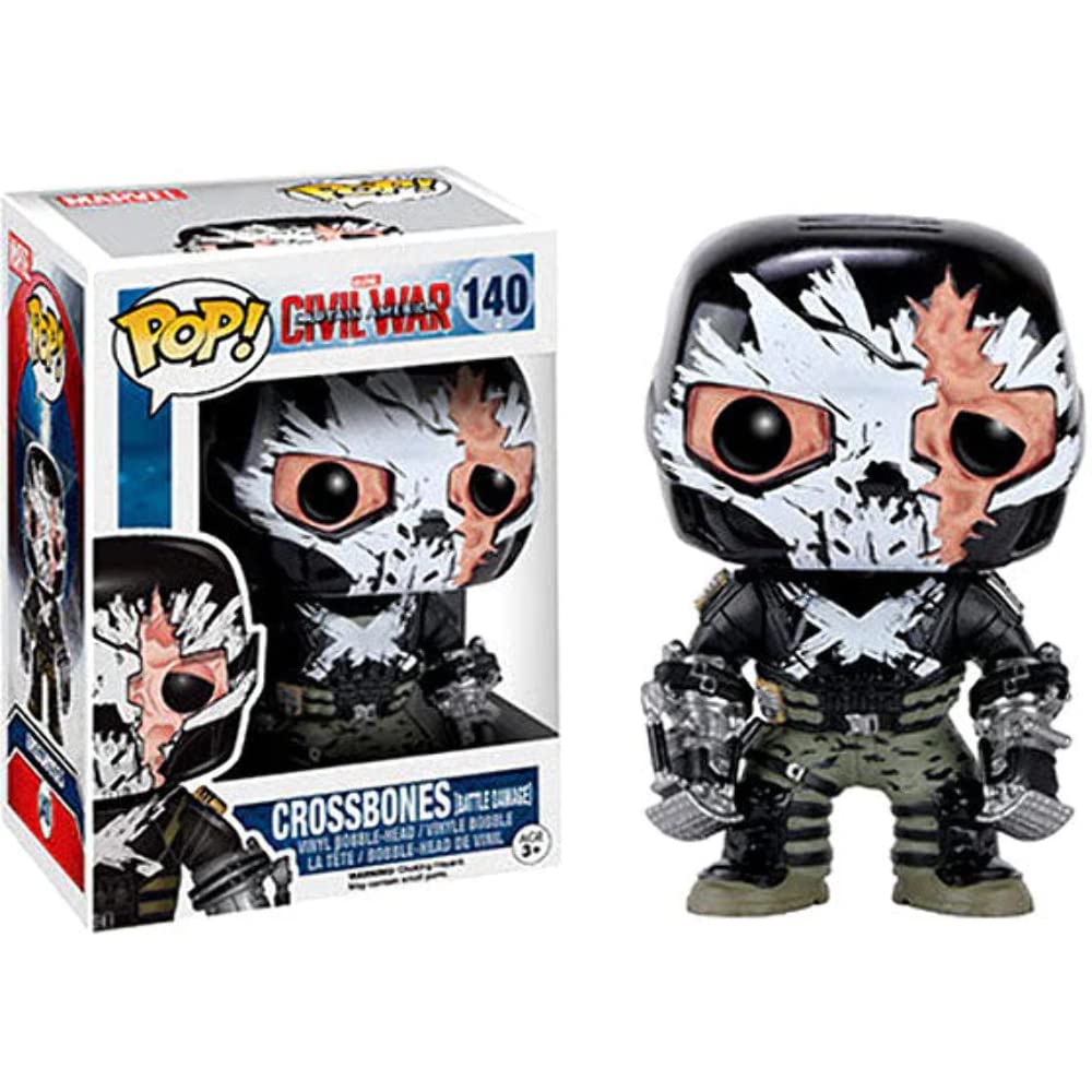 Funko POP! Marvel Captain America: Civil War Crossbones #140 [Battle Damage] Exclusive