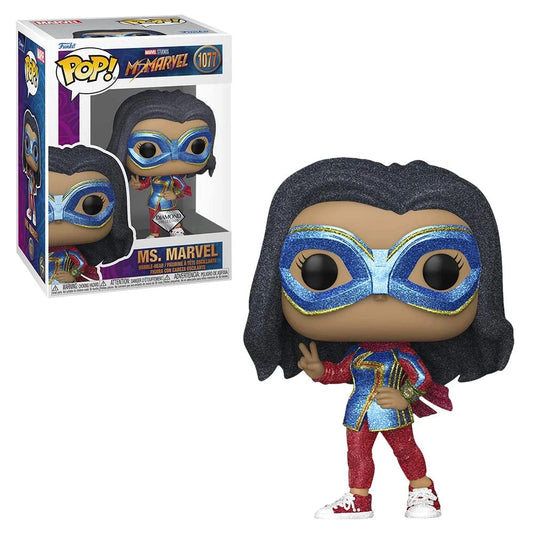 Funko POP! Marvel Ms. Marvel #1077 [Diamond Glitter] Exclusive