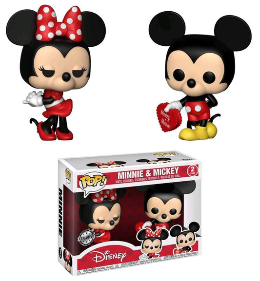 Funko POP! Mickey Mouse and Minnie Mouse 2 Pack Exclusive