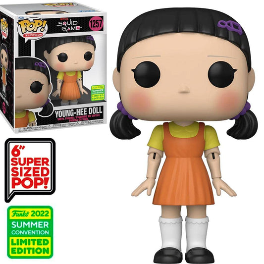Funko POP! Television Netflix Squid Game Young-Hee Doll #1257 (Summer Convention Shared Sticker)