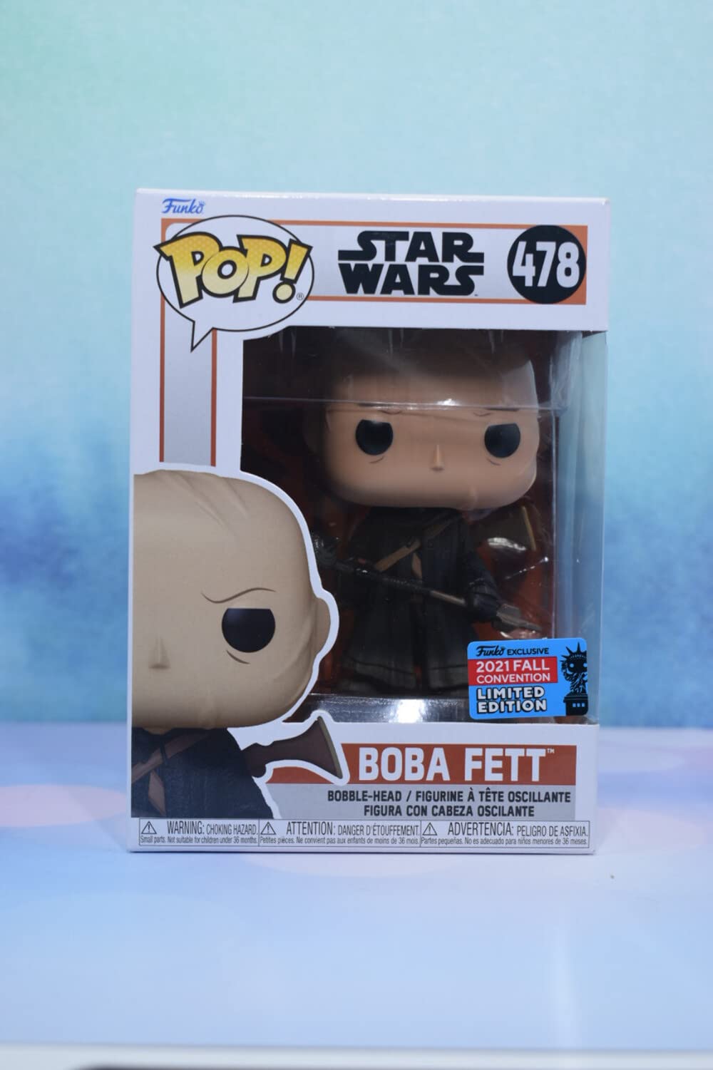 Funko POP! Star Wars Boba Fett #478 [Unmasked] Exclusive