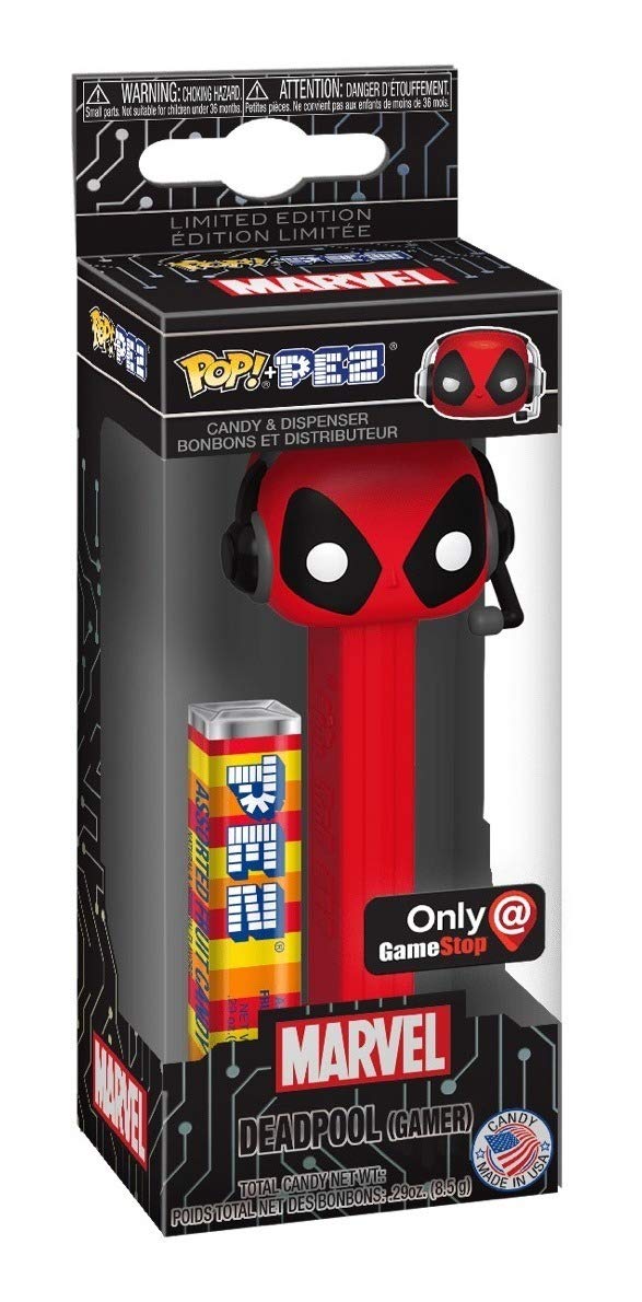 Funko POP! Pez Marvel - Original Red Deadpool (Gamer) Exclusive