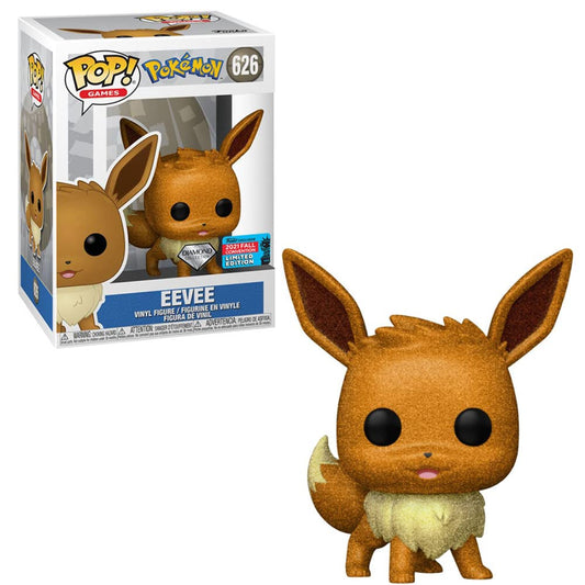 Funko POP! Games Pokemon Eevee [Diamond] #626 Fall Convention SHARED Exclusive