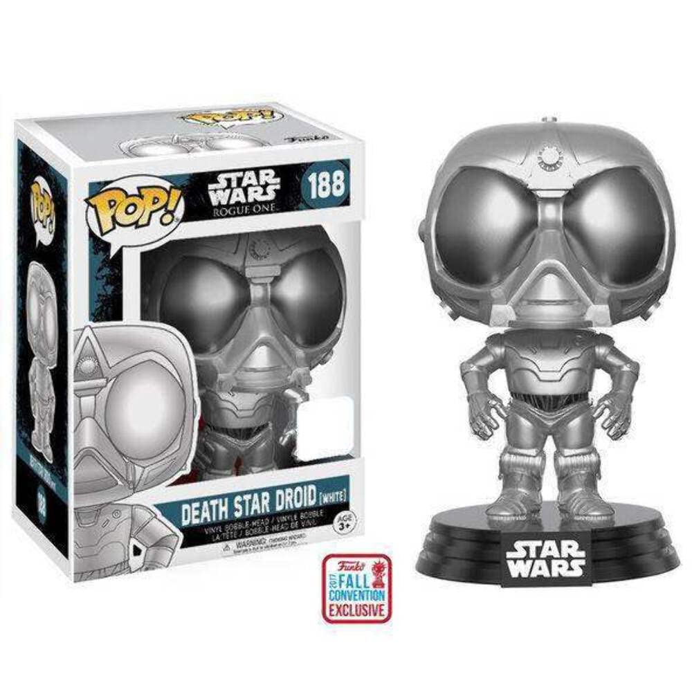 Funko POP! Star Wars Rogue One Death Star Droid (White) #188 Exclusive
