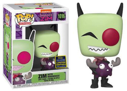 Funko POP! Television Nickelodeon Invader Zim - Zim with Minimoose #1016 Exclusive
