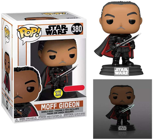 Funko POP! Star Wars The Mandalorian Moff Gideon #380 [Glows in the Dark] Exclusive