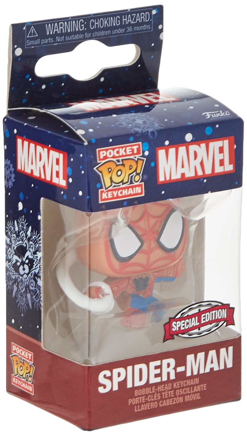 Funko Pocket POP! Keychain Marvel Gingerbread Spider-Man Exclusive