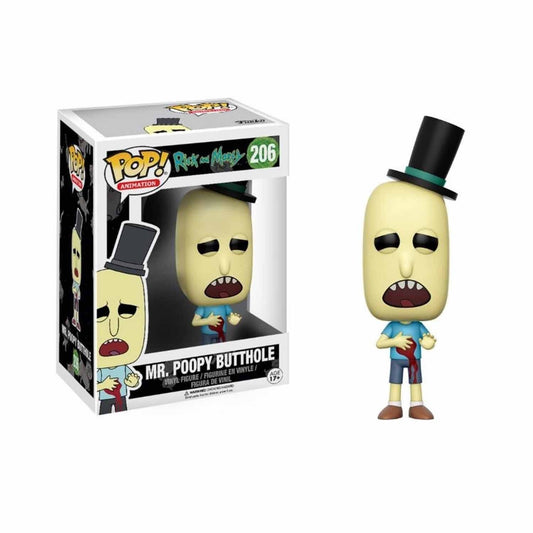 Funko POP! Animation Rick and Morty Mr. Poopy Butthole #206 [Gunshot] Exclusive