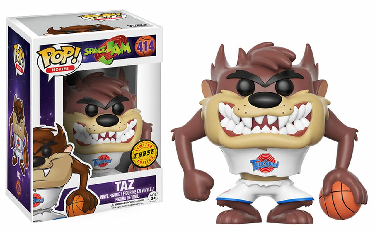 Funko POP! Movies Space Jam CHASE Taz #414 [Open Mouth]