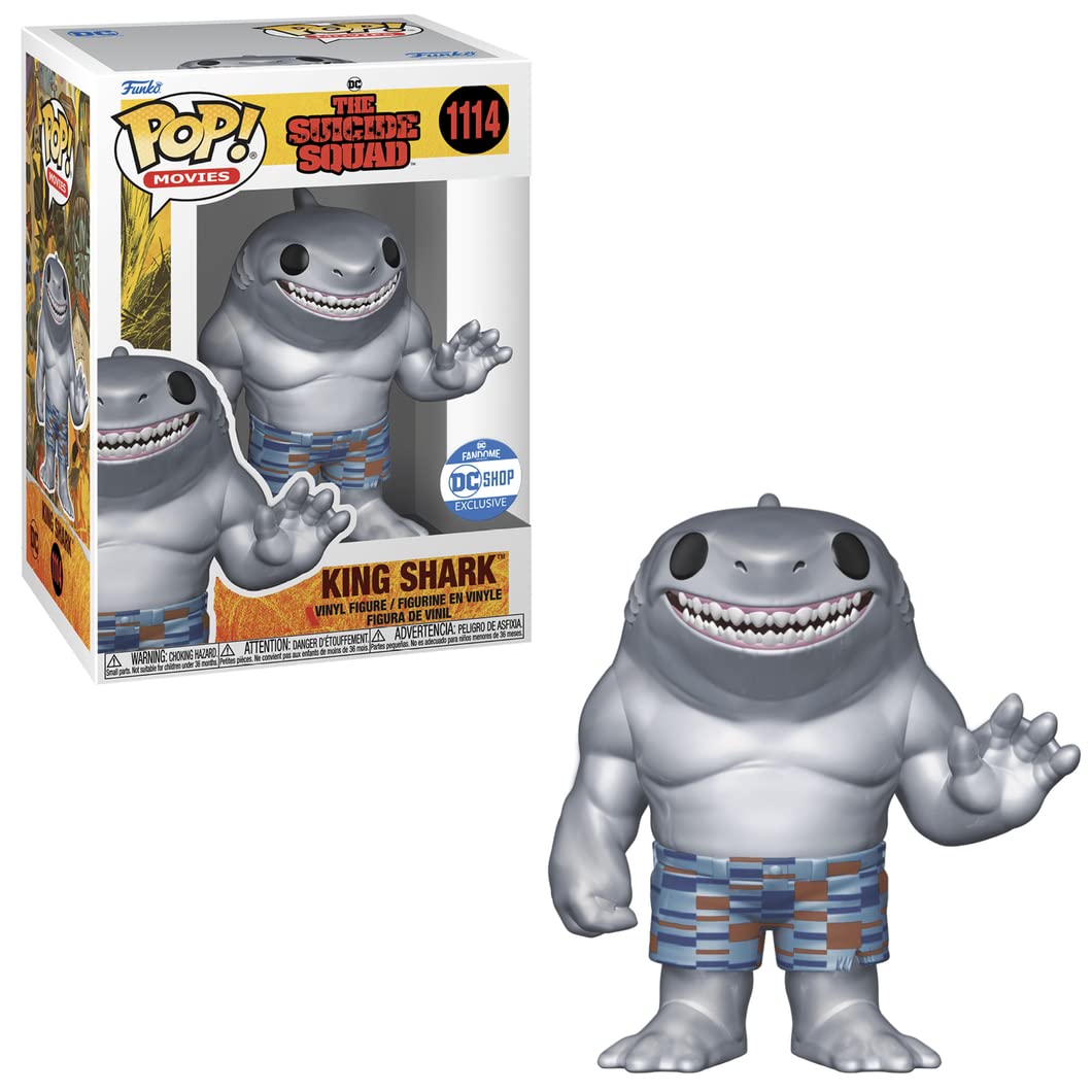 Funko POP! Movies DC The Suicide Squad King Shark #1114 [Metallic] Exclusive