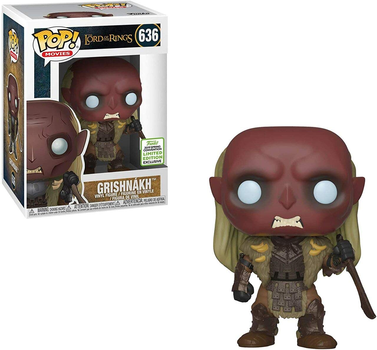 Funko POP! Lord of the Rings Grishnakh #636 Spring Convention Shared Exclusive