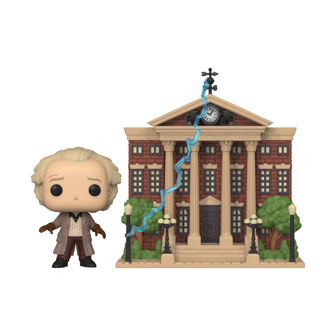 Funko POP! Town: Back to The Future - Doc with Clock Tower