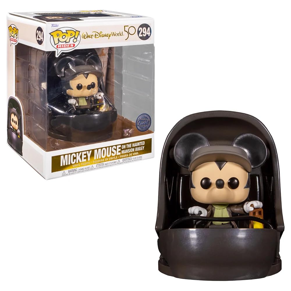Funko Pop! Rides: Walt Disney World 50th: Mickey Mouse on the Haunted Mansion Buggy #294