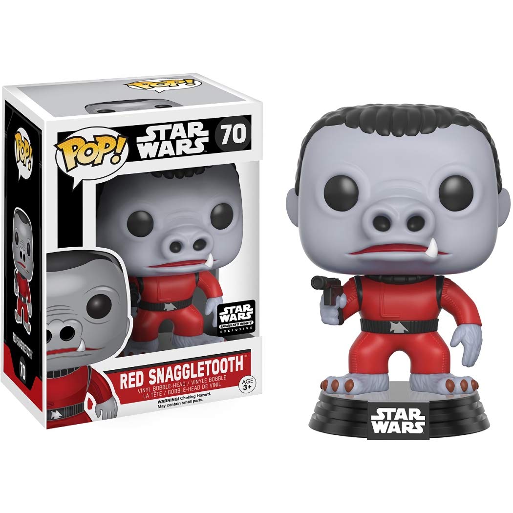 Funko POP! Star Wars Red Snaggletooth #70 Smuggler's Bounty Exclusive [POP! Protector]