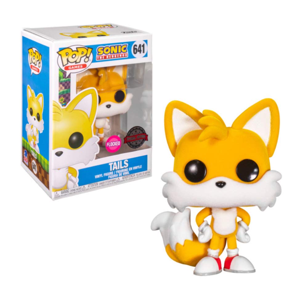 Funko POP! Games Sonic Tails 641 Flocked Target Exclusive Target Con 2021