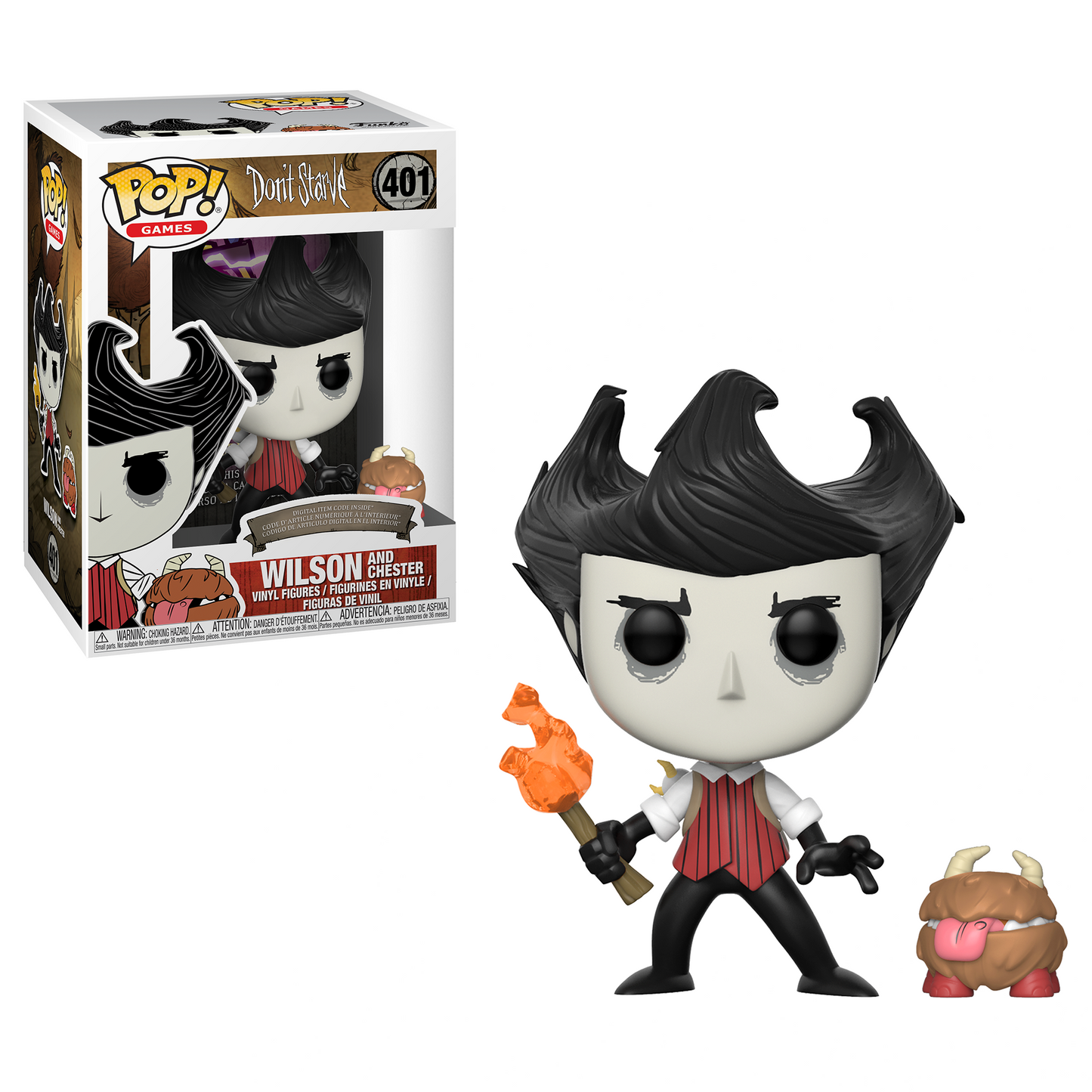 Funko POP! & Buddy Games: Don't Starve - Wilson with Chester