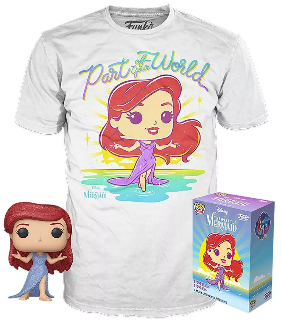 Funko POP! and Tee Disney The Little Mermaid Part of Your World Exclusive with Size Medium T-Shirt #564 [Diamond Collection]