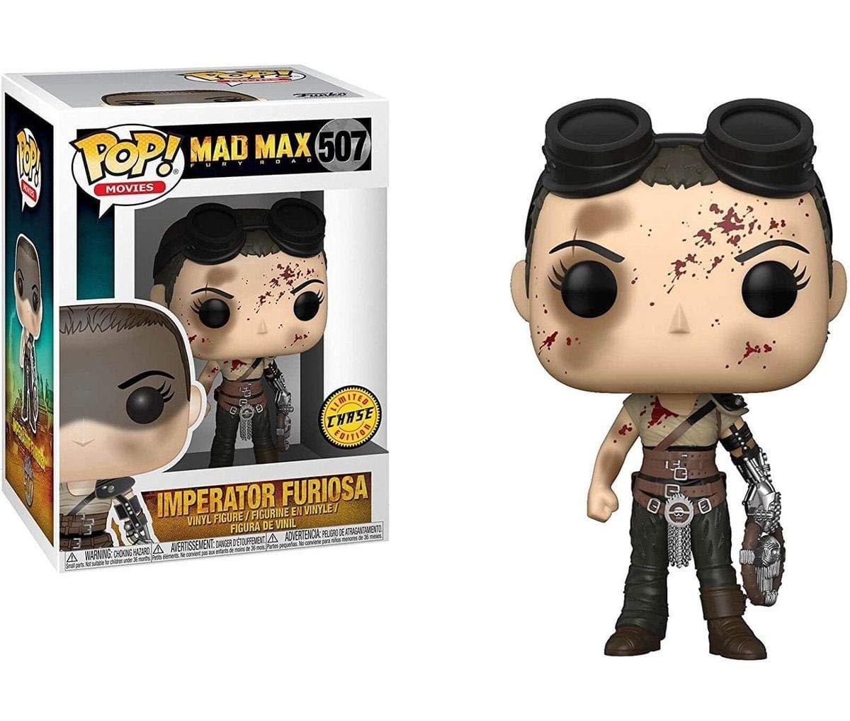 Funko POP! Movies: Mad Max Fury Road CHASE Furiosa with Goggles (Bloody) Imperator