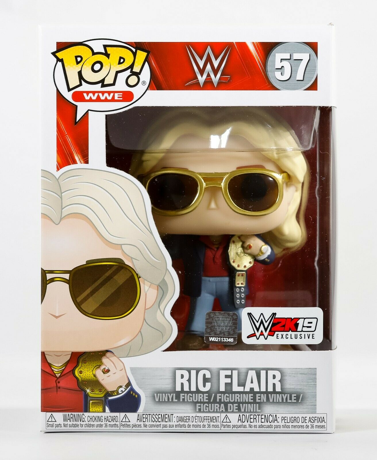 Funko POP! WWE Ric Flair #57 WWE 2K19 Wooooo Edition Exclusive