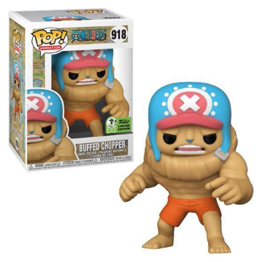 Funko POP! Animation One Piece Buffed Chopper #918 ECCC 2021 Limited Edition Sticker Exclusive
