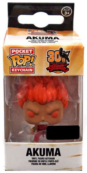 Funko Pocket POP! Keychain Street Fighter 30th Anniversary - Akuma (Orange)