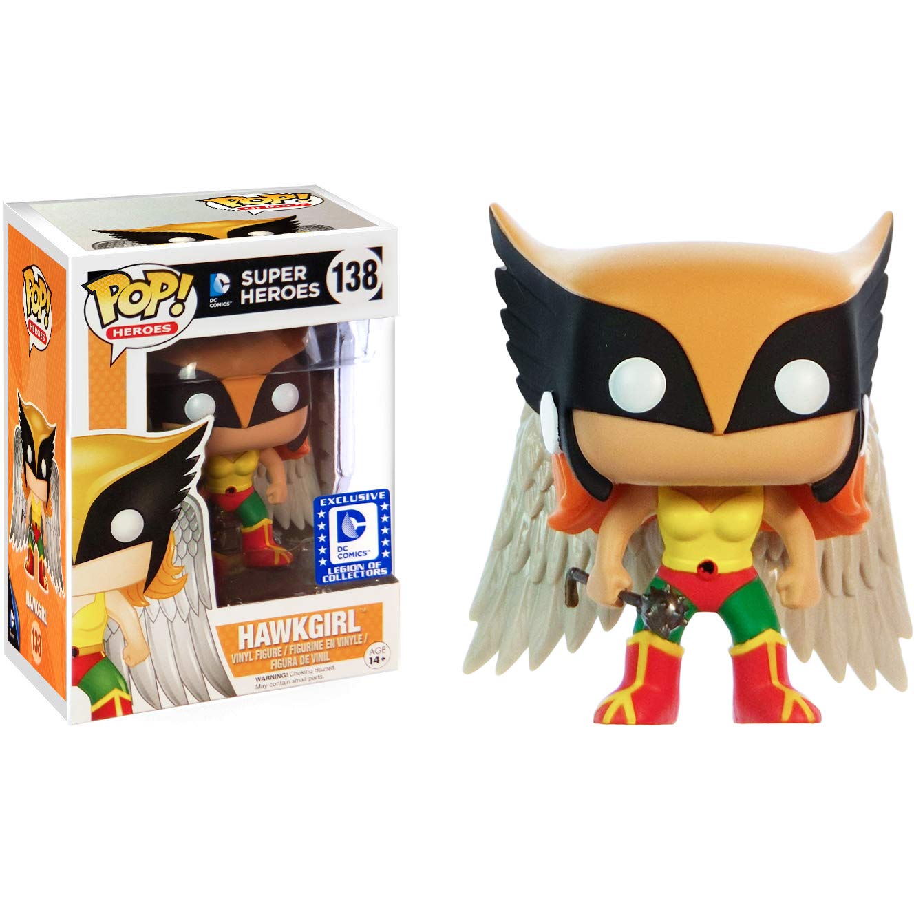 Funko POP! Heroes DC Hawkgirl #138 Legion of Collectors Exclusive