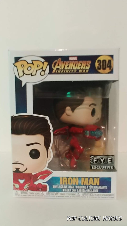 Funko POP! Marvel Avengers Infinity War Iron Man #304 (Unmasked)