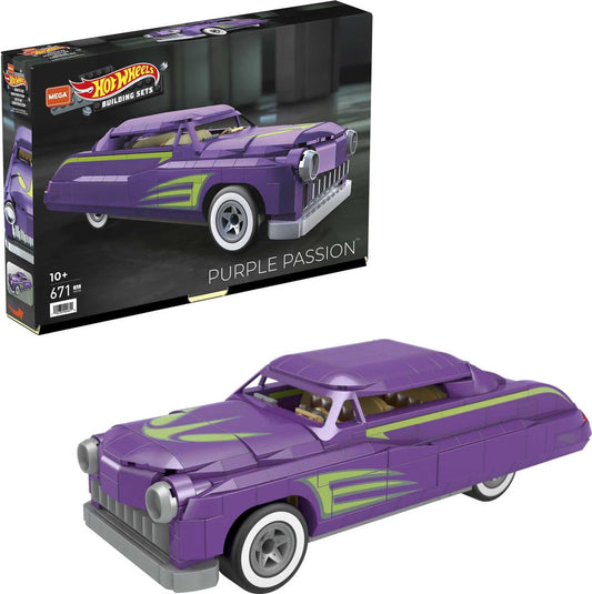 Mega Blocks Hot Wheels Purple #HDJ96