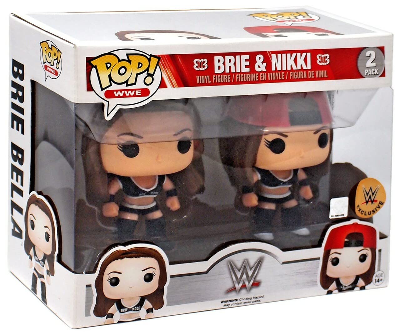 Funko POP! WWE Brie & Nikki Bella Twins 2-Pack Alternate Black Outfits Vinyl Figures