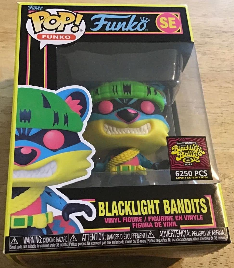 Funko POP! Fundays Blacklight Bandits Raccoon LE 6250 Exclusive
