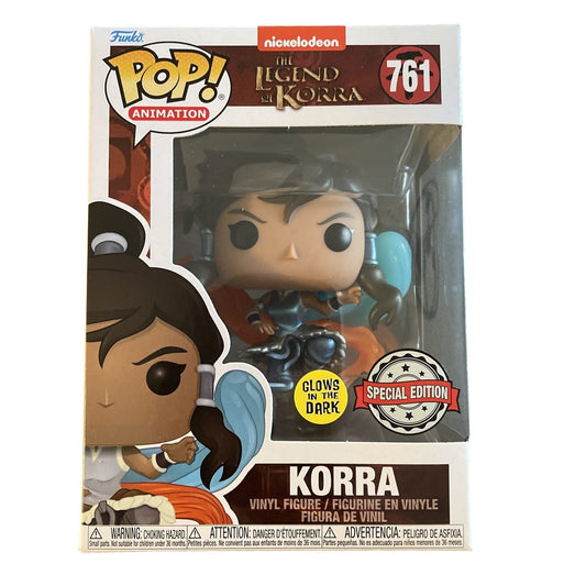 Funko POP! Animation Legend of Korra - Korra (Glow in The Dark & Metallic), Exclusive