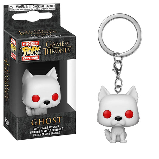 Funko Pop Keychain: Game Of Thrones - Ghost Collectible Figure, Multicolor - 34910