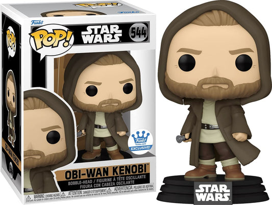 Funko POP! Star Wars Obi-Wan Kenobi #544 [with Hood] Funko Shop Exclusive
