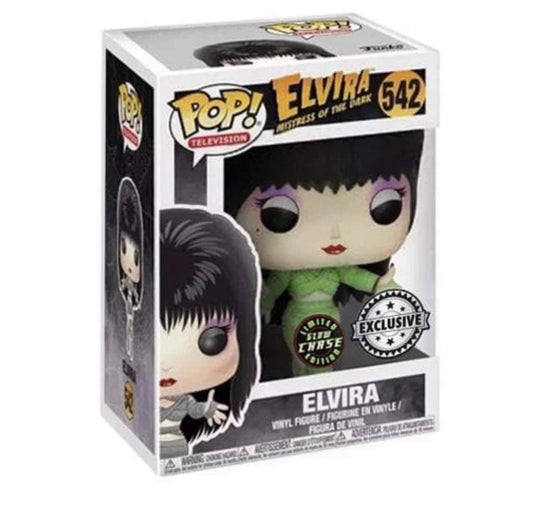 Funko POP! Television CHASE Elvira #542 [Glows in The Dark] Exclusive