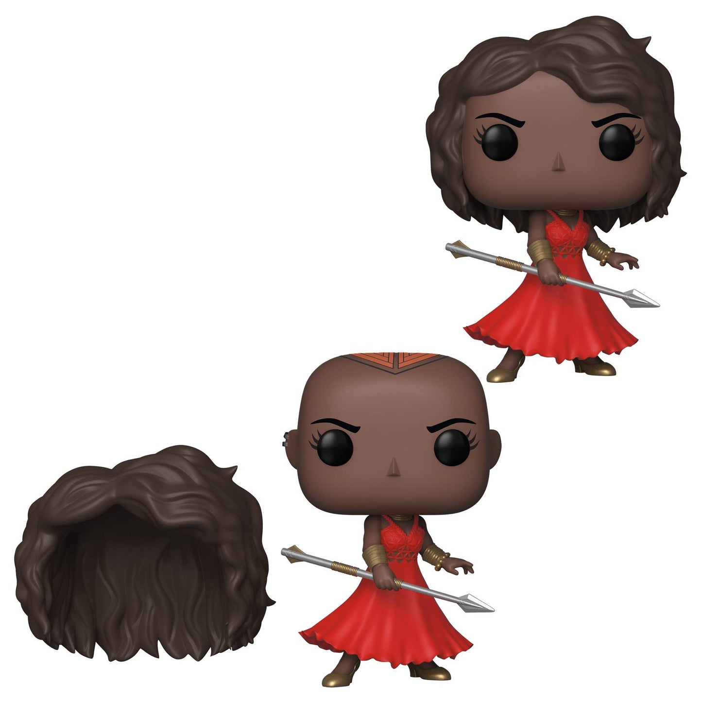 Funko POP! Marvel Black Panther Okoye #385 [Red Dress] Exclusive