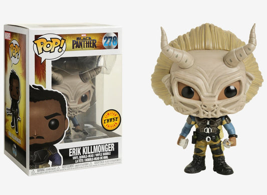 Funko POP! Marvel Black Panther CHASE Erik Killmonger #278 [Masked]