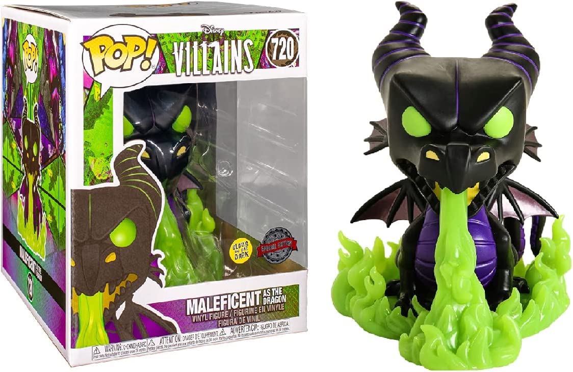 Funko POP! Disney Villains Maleficent as the Dragon Glow in the Dark Exclusive 720