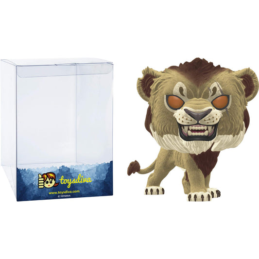 Funko POP! Disney Lion King Scar [Flocked] Exclusive [POP! Protector]