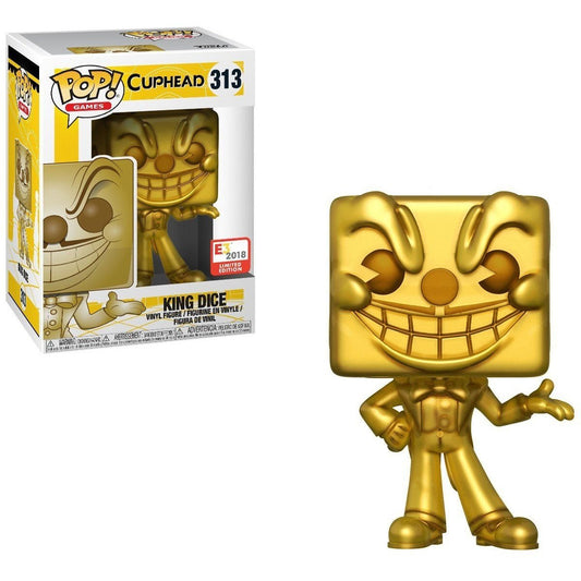 Funko POP! Games Cuphead Gold King Dice #313 Exclusive