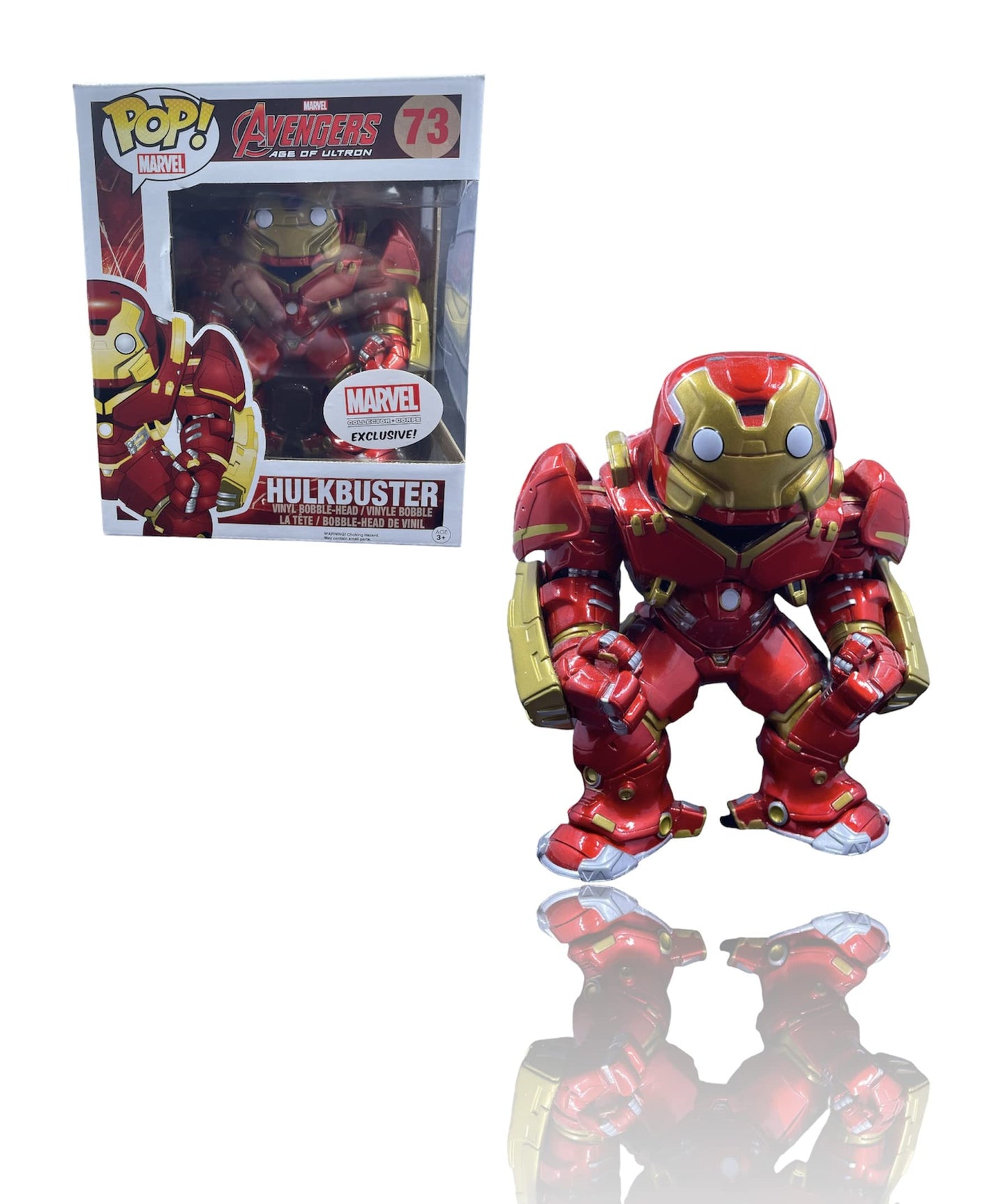 Funko POP! Marvel Avengers Age of Ultron 6 Inch Hulkbuster #73 Collector Corps Exclusive